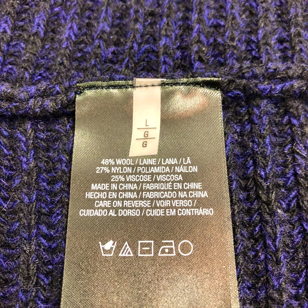 T Tahari wool cocoon drape cardigan - Picture 6 of 7